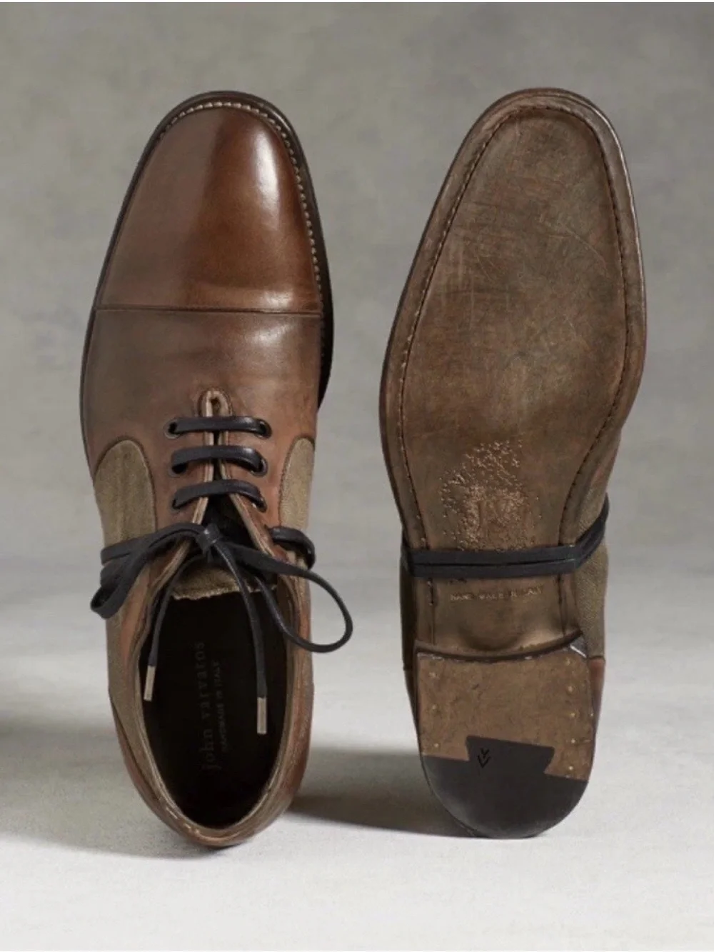 John Varvatos Collection Fleetwood Spring Oxford Size 11 USA 44 EU.